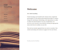 Tablet Screenshot of egillconsulting.com